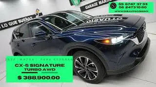 DISAUTO │2023 MAZDA CX-5 SIGNATURE TURBO BOSE APPLE LLEVATELA CAMINANDO SOLO 30,000 KIL RINES GPS