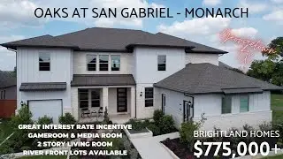 Beautiful Georgetown, TX Model Home Tour | 4,100 Sq Ft | 5 Bedrooms | Riverfront lots available