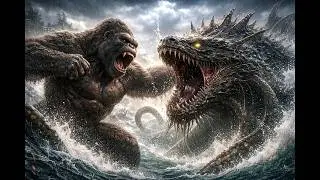 KONG VS SEA MONSTER - CINEMATIC BATTLE