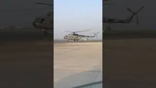 MI-17 Helicopter 🚁 ##shorts #viral #shortvideo #airport #aviation #airforce #takeoff  #helicopter