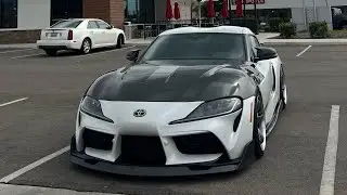 SUPRA GETS FULL CARBON FIBER HOOD !!