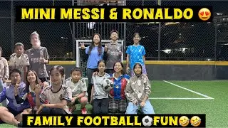 Fun Football Match With My Little Champions🏆⚽️ | Best family football match ever! Niece vs Nephew👍