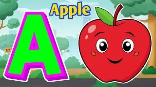 ABC Rhymes for Toddlers |A to Z ABC Phonics Song for Kids | Phonics Fun with A for Apple #kidssongs 