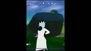 Rick hitting someone with a rock!! #fortnite #rickandmorty #shorts #ricksanchez #getschwifty