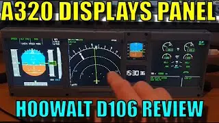 FS2024: Обзор дисплейных панелей Hoowalt D106 | Впечатляющие внешние экраны для самолетов Airbus!...
