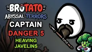 Captain DANGER 5 GUIDE | Abyssal Terrors DLC | Brotato  | The Abyss | Gameplay | Javelin