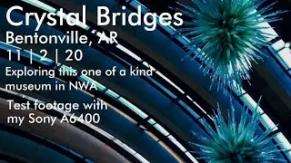 A Day at Crystal Bridges | Testing footage using Sony A6400 | 11/2/20