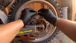 CAMBIO de cadena MOTO / como CAMBIAR CADENA moto / como cortar CADENA DE MOTO / cadena HONDA CRF450X