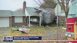Truck crashes into Wallingford home | FOX 13 Seattle
