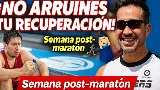 NO ARRUINES TU RECUPERACIÓN POST-MARATÓN Semana clave después de correr 🏃‍♂️