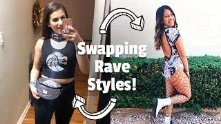 SWAPPING RAVE STYLES WITH VIBEWITHADE & SEVEN LIONS VLOG!