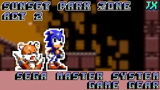 [8-Bit;SMS/GG]Sunset Park Zone Act 2 - Sonic Triple Trouble 16-Bit(Commission)