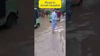 Flood in Jinnah Hospital Lahore || Latest Flood Situation || Flood 2025
