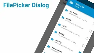 Sketchware FilePicker Dialog