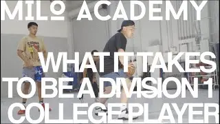 MILO ACADEMY - FULL COLLEGE WORKOUT (Feat. D1 BOUND KYREE BROWN + PATRICK RAMOS)