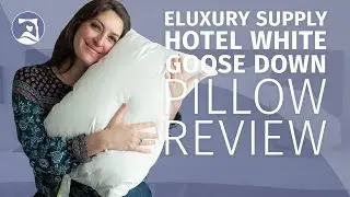 eLuxury Hotel White Goose Down Pillow Review - Most Luxurious Pillow!