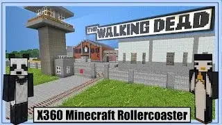 The WALKING DEAD Xbox360 Minecraft Rollercoaster