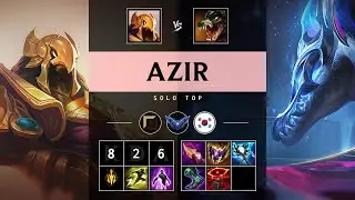 Azir Top vs Renekton - KR Diamond Patch 25.13