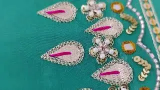 Trending gota patti design work |hand embroidery | embroidery|hand work design 