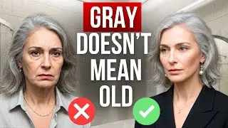 How To Style GRAY HAIR Without Looking OLD