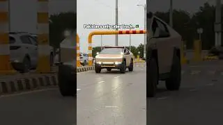 Pakistan s only cyber truck..😮&zwj;💨🇵🇰 #karachitrack #cybertruck  #luxury #carsofpakistan #carshow