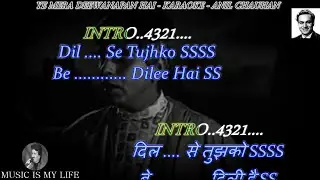 Ye Mera Deewanapan Hai Karaoke With Scrolling Lyrics Eng. & हिंदी