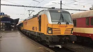 CZECH REGIOJET TRAIN IN BRNO STATION