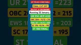 UP POLICE REEXAM CUTOFF , CUT OFF UP POLICE BY ANKIT BHATI SIR देखो 100% काम जायेगी CUTOFF #cutoff