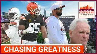Myles Garrett's chase for NFL history, Shedeur Sanders' NFL ceiling & the future of the Browns' FO