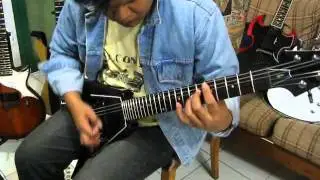 Samick JTR SV10 Sylvia Roadster Flying V Electric Guitar demo by Eka Yuana