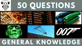 General Knowledge Quiz Trivia #101 | Nuts, Idlewild, Zucchini, Frankenstein, James Bond Theme Song