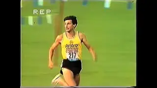 Sebastian Coe Wins 1500m at the Zurich Meeting 1984.