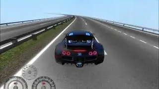 Racer Free Car Simulator - Bugatti Veyron 16-4 @ Mont Autobahn - Airbrake Script Test