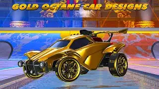 Gold Octane Car Designs - Rocket League