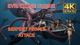 DEEP TRENCH NIGHTMARE: Lyra & Rex vs. GIANT SQUID to Save Pilot Whales!
