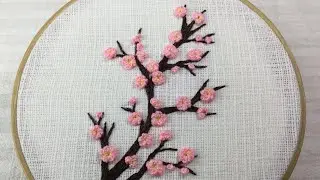 ปักดอกบ๊วย (Plum blossom) #ep46