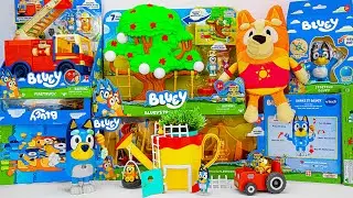 Bluey Toy Collection Unboxing Review 🌳 Bluey's Watering Can Playhouse &  Beach Bingo Talking Plush