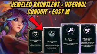 League of Legends ARAM MAYHEM - JEWELED GAUNTLET + INFERNAL CONDUIT ON LILLIA IS JUST BROKEN!