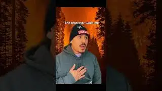 escaping a fire (
