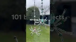 101 bead projects part 5 - making beaded spiders #beadsoup #beadbucket #beading #beadspider
