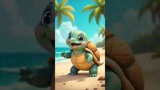 Little Toto #tortoise #dance #kids #trending #shorts #youtubeshorts #viralreels #sea #tortoisevideo