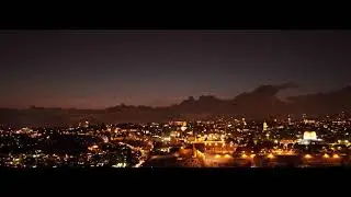 The top scenery of Jerusalem at night