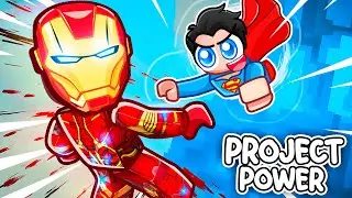 Becoming SUPERHEROES in Roblox Project Power!