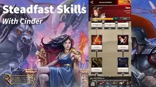 Steadfast Hero Skills with Cinder- Game of War