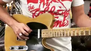 Mark Agnesi playing a Carson Hess Blackguard style guitar build