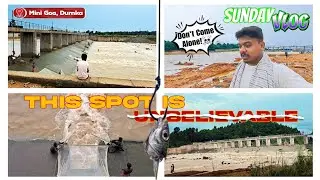 Mini Goa Fishing Fun🎣😜 | Best Fishing Spot In Dumka | Best Tourist Place For Monsoon