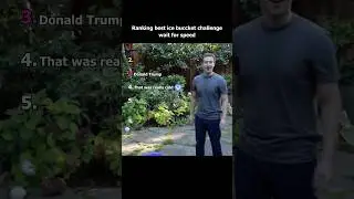 Funny ice bucket challenge 😀