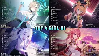 Top 4 Anime Girls UI For MCPE 1.21+ | Betmc Anime UI Pack