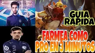 DOTA 2 | APRENDE A FARMEAR COMO PROFESIONAL en 3 MINUTOS | GUIA RAPIDA MECANICAS BASICAS