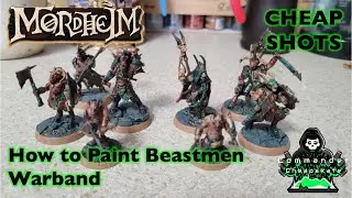 Cheap Shots:  How to Paint Beastmen Warband for Mordheim